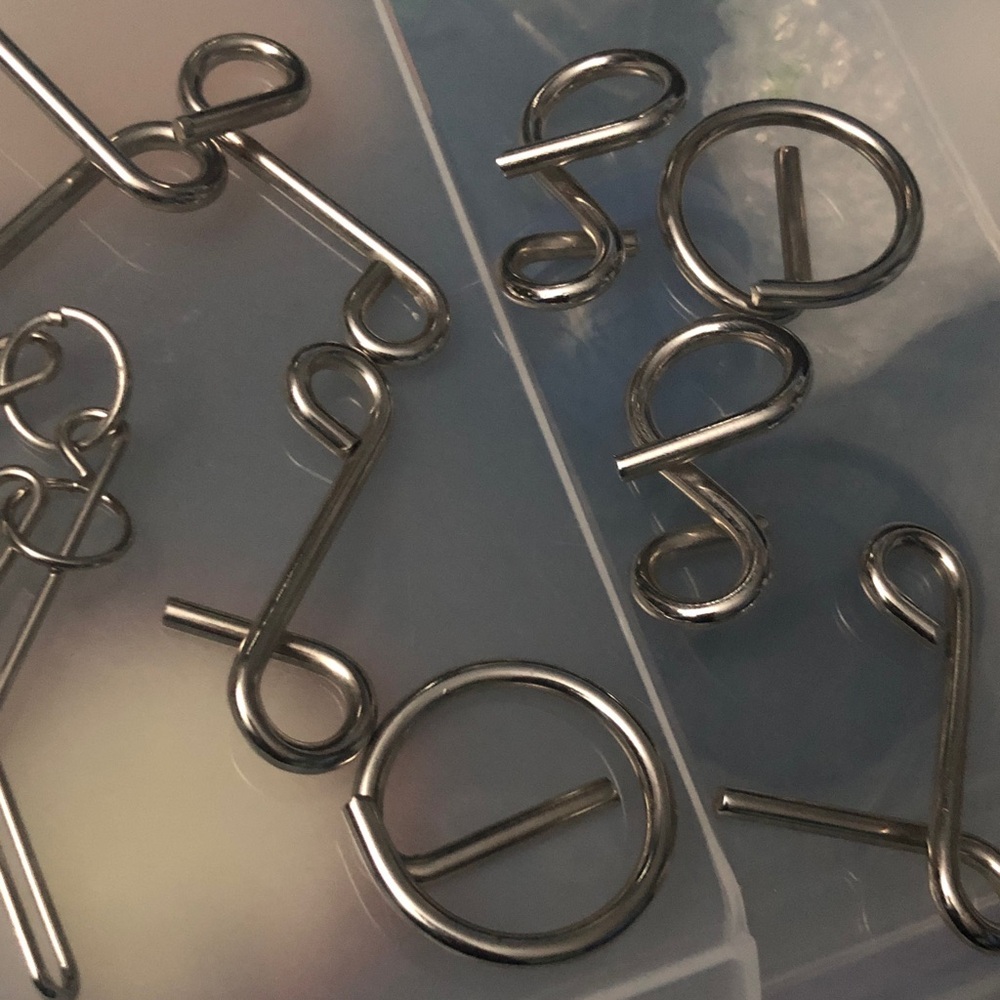 🛍️ Metal Wire Puzzle Set - Picture 3 of 3